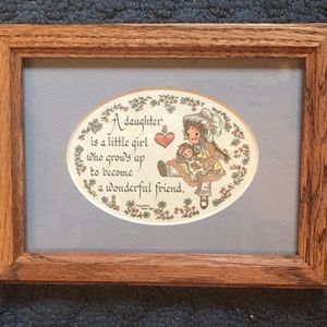 Sweet framed print for mother to give daughter